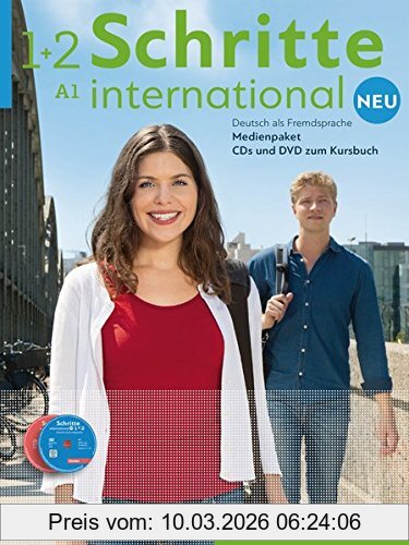 Daniela Niebisch Schritte International Neu 1+2, 5 Audio-CDs Und 1 Dvd Zum Kursbuch.Deutsch Als Fremdsprache / Medienpaket (Schrintneu)
