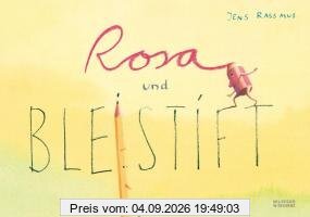 Rosa und Bleistift