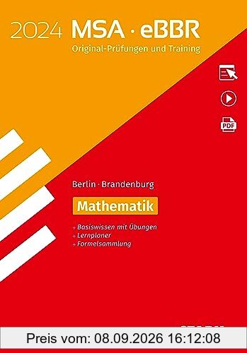 STARK Original-Prüfungen und Training MSA/eBBR 2024 - Mathematik - Berlin/Brandenburg
