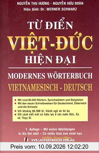 Vietnamesisch Deutsch Modernes Wörterbuch /Tu dien Viet-Duc: 80.000 Stichwörter (Vietnamesische Sprachbücher)