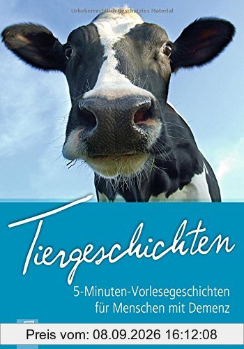 5-Minuten-Vorlesegeschichten für Menschen mit Demenz: Tiergeschichten