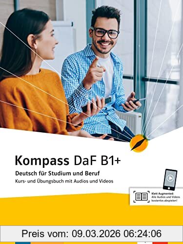 Birgit Braun Kompass DaF B1+ , Deutsch Für Studium Und Beruf , Kurs-und Ubungsbuch Mit Audios Und Videos