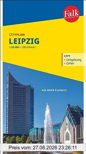 Falk Cityplan Leipzig 1:18.000