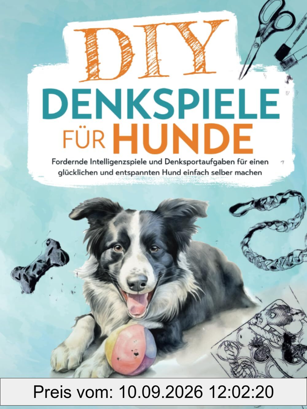 DIY-Denkspiele für Hunde: Fordernde Intelligenzspiele und Denksportaufgaben für einen glücklichen und entspannten Hund einfach selber machen