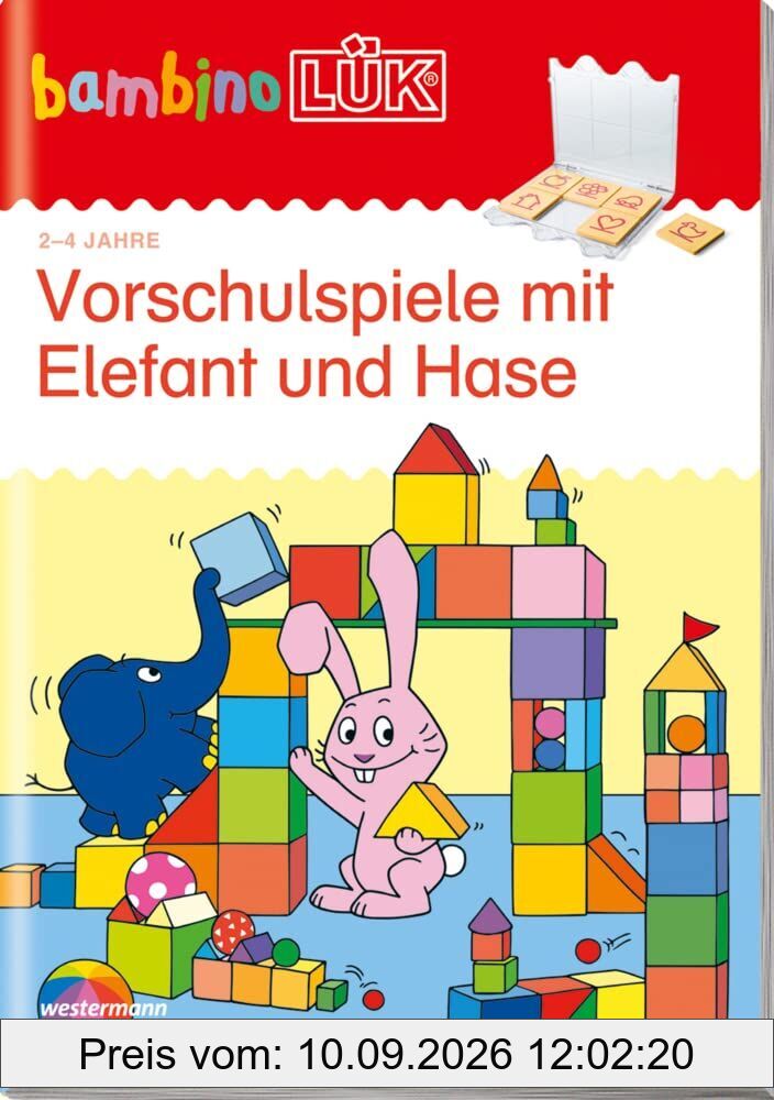 bambinoLÜK. Erstes Lernen mit Elefant und Hase: 2 - 4 Jahre
