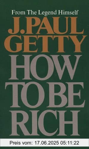 Binding : Taschenbuch, Label : Jove, Publisher : Jove, NumberOfItems : 1, PackageQuantity : 1, medium : Taschenbuch, numberOfPages : 224, publicationDate : 1986-09-01, releaseDate : 1986-09-01, authors : Getty, J. Paul, languages : english, ISBN : 0515087378