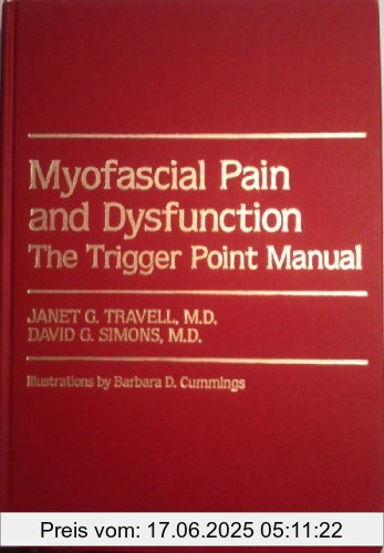 Binding : Gebundene Ausgabe, Label : Lippincott Williams and Wilkins, Publisher : Lippincott Williams and Wilkins, NumberOfItems : 1, PackageQuantity : 1, medium : Gebundene Ausgabe, numberOfPages : 713, publicationDate : 1983-06-01, authors : Travell, Janet & Simons, David, languages : english, ISBN : 068308366X