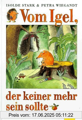 Binding : Gebundene Ausgabe, Edition : 5. Aufl., Label : Kinderbuchverlag, Berlin, Publisher : Kinderbuchverlag, Berlin, medium : Gebundene Ausgabe, numberOfPages : 28, publicationDate : 1993-01-01, authors : Isolde Stark, languages : german, ISBN : 3358002675