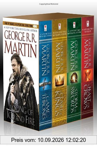 George R. R. Martin's A Game of Thrones 4-Book Boxed Set: A Game of Thrones, A Clash of Kings, A Storm of Swords, and A Feast for Crows: A Song of Ice and Fire 1-4