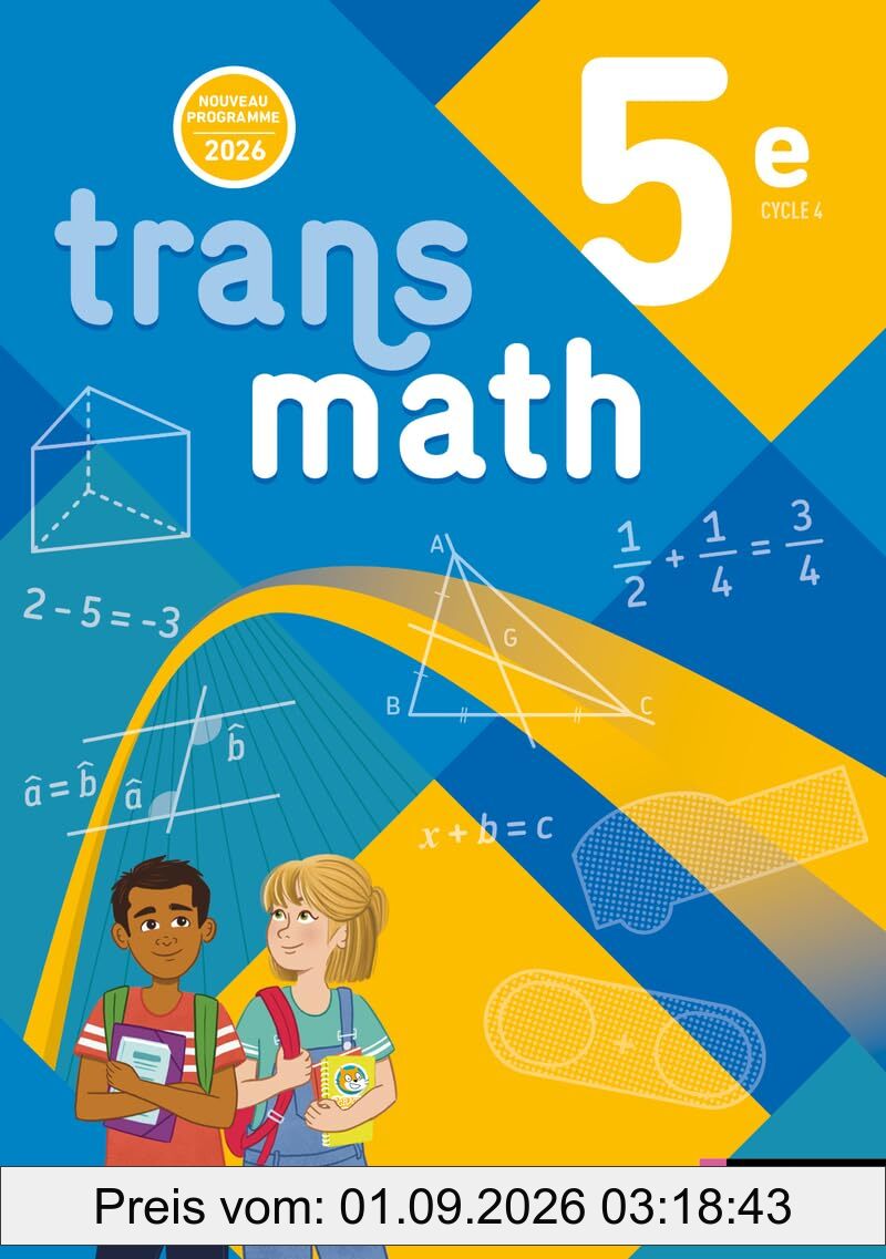 Transmath 5e, cycle 4 : nouveau programme 2026