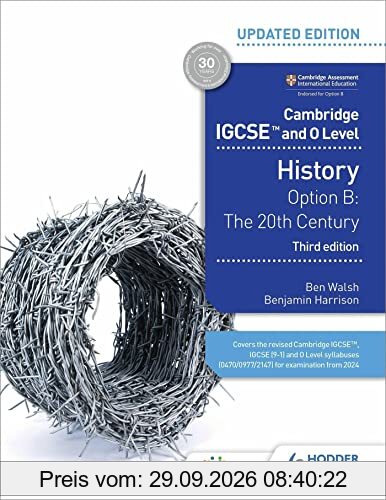 Cambridge IGCSE and O Level History 3rd Edition: Option B: The 20th century