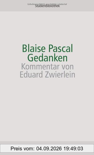 Gedanken (suhrkamp studienbibliothek)