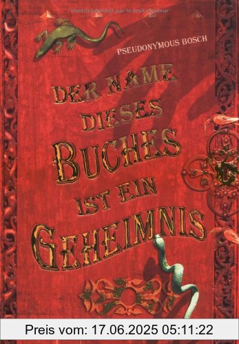 Brand : Arena Verlag, Binding : Gebundene Ausgabe, Edition : 1., Aufl., Label : Arena, Publisher : Arena, Feature : 158mm x 40mm x 217mm, medium : Gebundene Ausgabe, numberOfPages : 320, publicationDate : 2009-06-01, authors : Pseudonymous Bosch, languages : german, ISBN : 3401062565