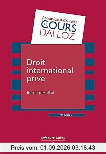Droit international privé : 2023