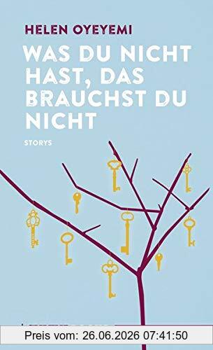 Helen Oyeyemi Was Du Nicht Hast, Das Brauchst Du Nicht