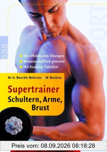 Supertrainer Schultern, Arme, Brust: Die effektivsten Übungen. Die besten Programme. Wissenschaftlich getestet.
