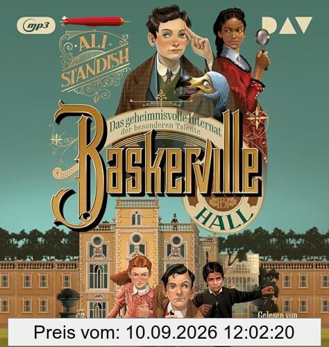 Baskerville Hall – Das geheimnisvolle Internat der besonderen Talente (Teil 1): Ungekürzte Lesung mit Johann von Bülow (1 mp3-CD)