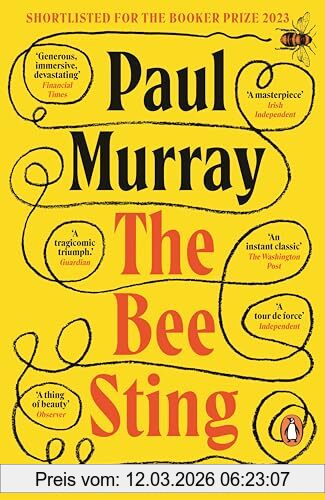 Paul Murray The Bee Sting, Shortlisted For The Booker Prize 2023