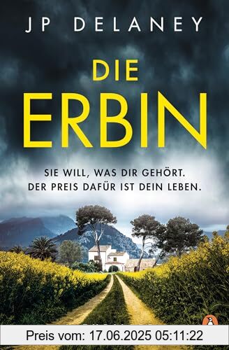 Binding : Broschiert, Edition : Deutsche Erstausgabe, Label : Penguin Verlag, Publisher : Penguin Verlag, medium : Broschiert, numberOfPages : 320, publicationDate : 2024-07-24, releaseDate : 2024-07-24, authors : JP Delaney, translators : Sibylle Schmidt, ISBN : 3328603670
