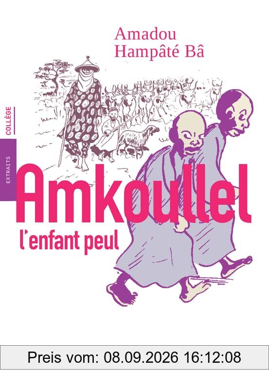 Amkoullel, l'enfant peul : extraits, collège