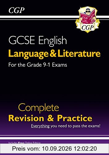 Grade 9-1 GCSE English Language and Literature Complete Revision & Practice (with Online Edn)