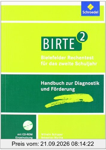 BIRTE 2 - Bielefelder Rechentest für das 2. Schuljahr: Handbuch mit CD-ROM