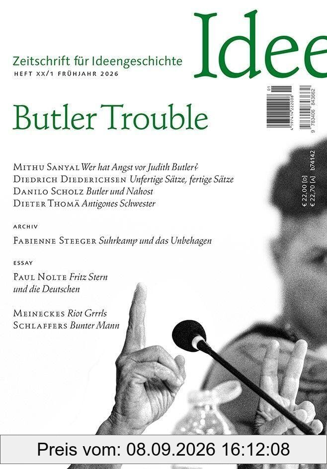 Zeitschrift für Ideengeschichte Heft XX/1 Frühjahr 2026: Butler Trouble