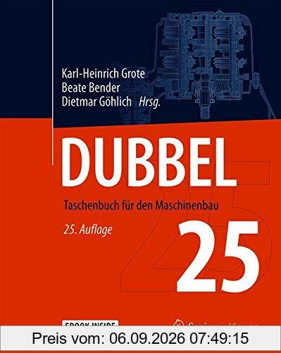 Dubbel: Taschenbuch für den Maschinenbau