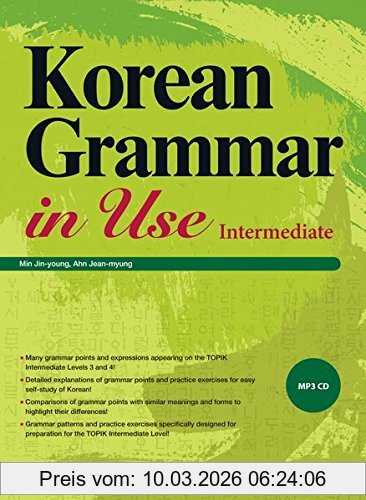 Jean-myung Ahn Korean Grammar In Use - Intermediate, MP3 Cd Included