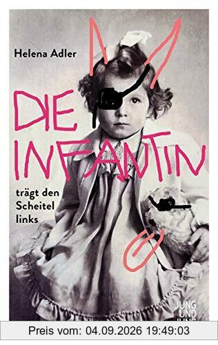 Die Infantin trägt den Scheitel links