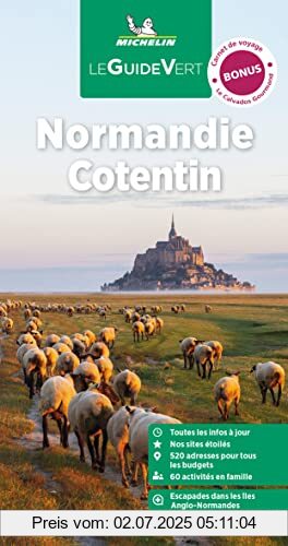 Die Buchhandlung in Oelde hat das Buch Michelin Le Guide Vert Normandie Cotentin: îles Anglo-Normandes (MICHELIN Grüne Reiseführer)