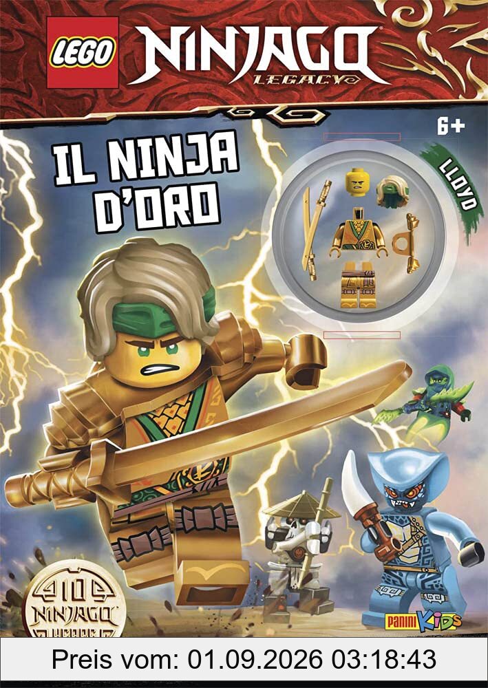 Il ninja d'oro. Lego Ninjago. Legacy. Con Giocattolo
