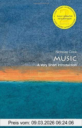 Nicholas Cook Music, A Very Short Introduction (Very Short Introductions)