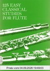 125 Easy Classical Studies. Flöte