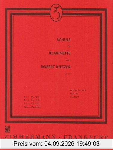 Schule für Klarinette d.e. kplt
