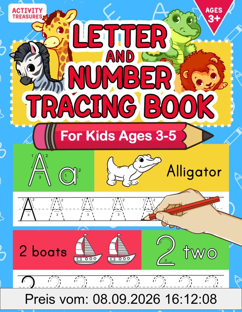 Letter And Number Tracing Book For Kids Ages 3-5: A Fun Practice Workbook To Learn The Alphabet And Numbers From 0 To 30 For Preschoolers And ... Handwriting Workbooks for Children, Band 3)