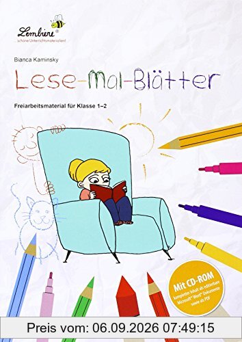 Lese-Mal-Blätter. Grundschule, Deutsch, Klasse 1-2