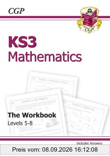 KS3 Maths Workbook (Including Answers) - Levels 5-8: Workbook and Answers Multipack - Levels 5-8