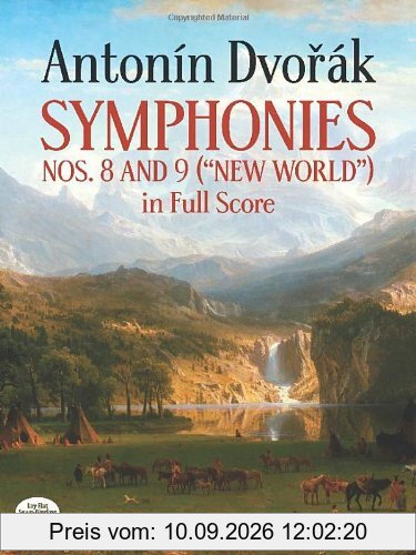 Symphonies Nos. 8 and 9 (New World) in Full Score (Dover Music Scores)