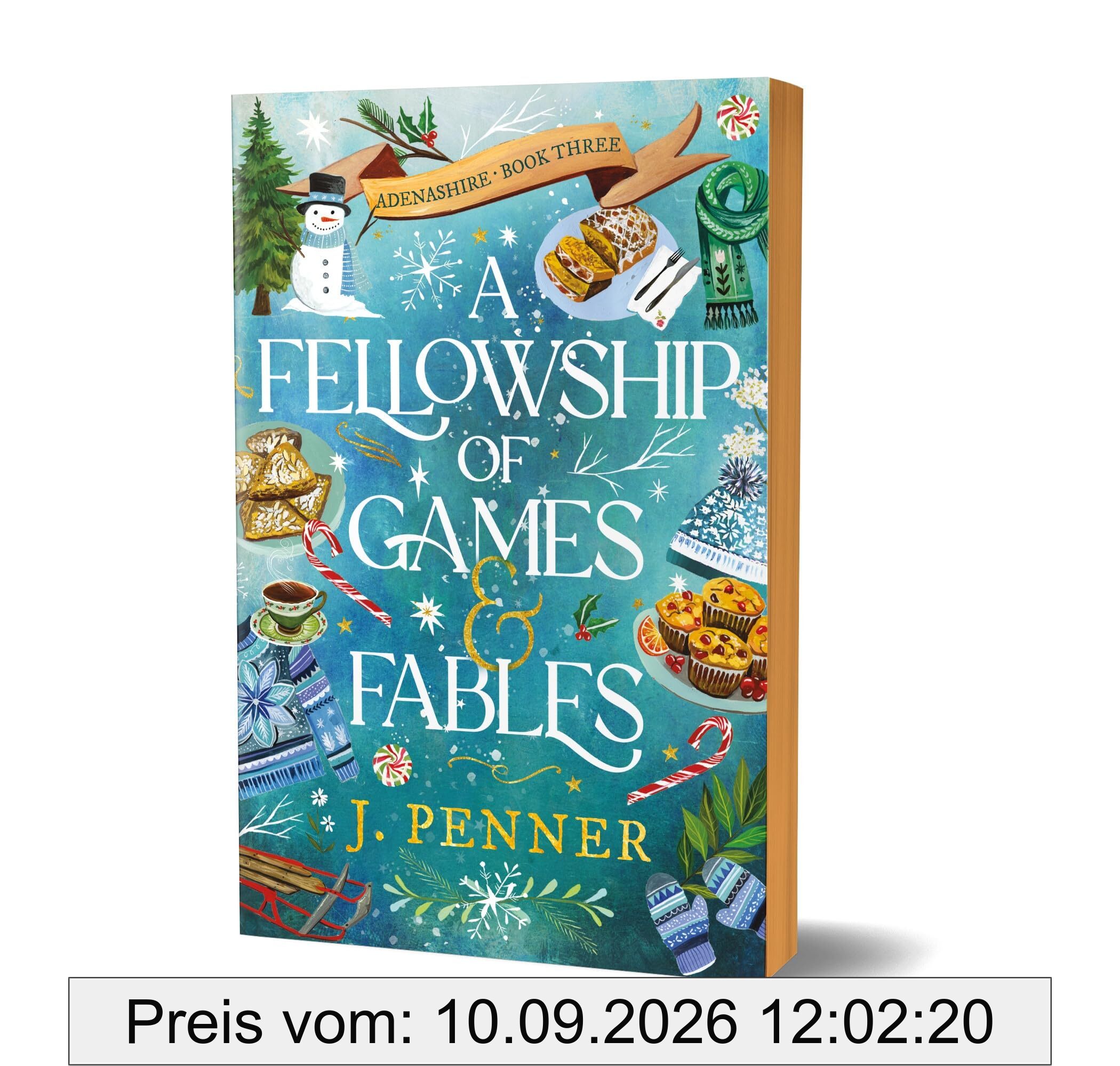 A Fellowship of Games & Fables: A Cosy Fantasy Fake Dating Romance (Adenashire Book 3)