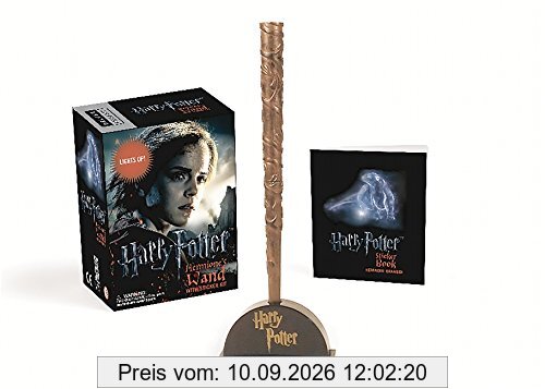 Harry Potter Hermiones Wand with Sticker Kit: Lights Up! (Miniature Editions)