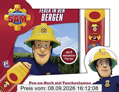 Feuerwehrmann Sam - Feuer in den Bergen - Pop-up-Buch mit Taschenlampe - 5 Geräusche