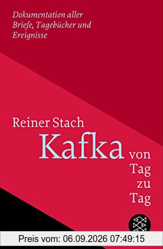 Kafka von Tag zu Tag: Dokumentation aller Briefe, Tagebücher und Ereignisse