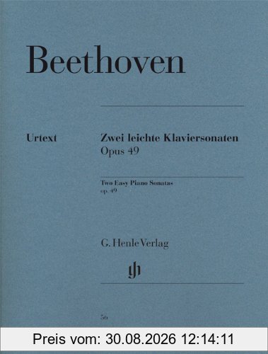 2 Leichte Klaviersonaten g-moll op. 49 Nr. 1 und G-dur op. 49 Nr. 2