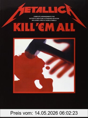 #value! Kill 'Em All. Gitarre, Tabulatur