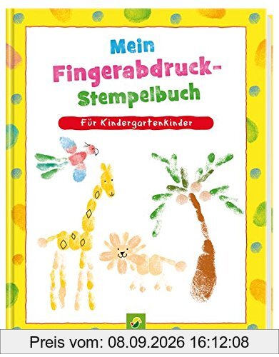 Mein Fingerabdruck-Stempelbuch: Für Kindergartenkinder
