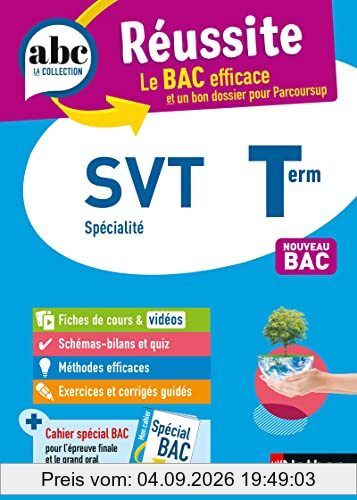SVT terminale : spécialité : nouveau bac