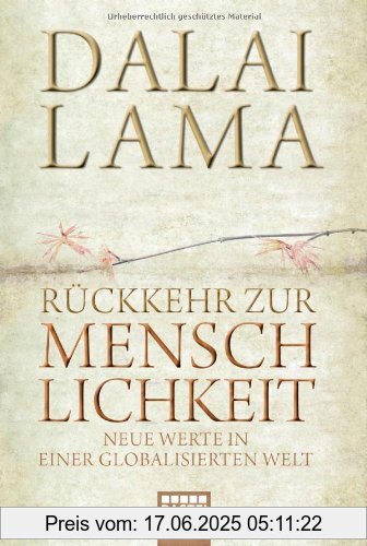 Binding : Taschenbuch, Edition : Aufl. 2013, Label : Bastei Lübbe (Bastei Lübbe Taschenbuch), Publisher : Bastei Lübbe (Bastei Lübbe Taschenbuch), medium : Taschenbuch, numberOfPages : 224, publicationDate : 2013-11-22, authors : Dalai Lama, translators : Waltraud Götting, languages : german, ISBN : 3404607597