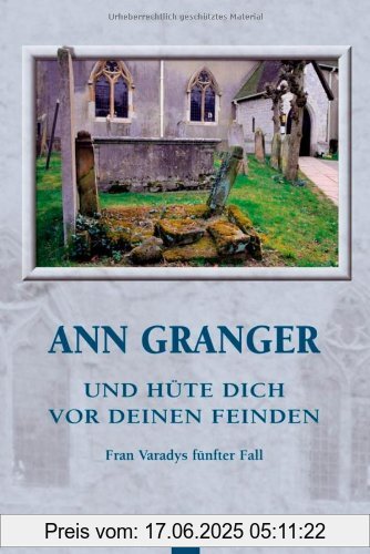 Binding : Taschenbuch, Edition : Aufl. 2007, Label : Bastei Lübbe (BLT), Publisher : Bastei Lübbe (BLT), medium : Taschenbuch, numberOfPages : 381, publicationDate : 2007-01-09, authors : Ann Granger, translators : Axel Merz, languages : german, ISBN : 3404922409