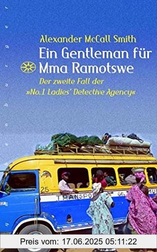 Binding : Gebundene Ausgabe, Edition : 3, Label : Nymphenburger, Publisher : Nymphenburger, medium : Gebundene Ausgabe, numberOfPages : 240, publicationDate : 2002-02-01, authors : Alexander McCall Smith, ISBN : 3485009024